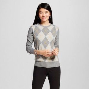 ❗️DONATING 5/19 Merona Argyle Sweater